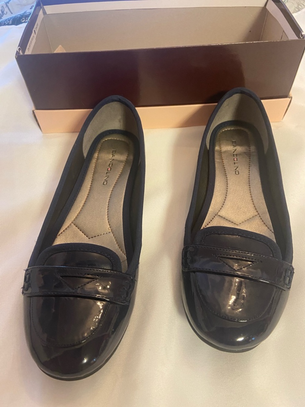 Bandolino Patent Slip-On Loafers